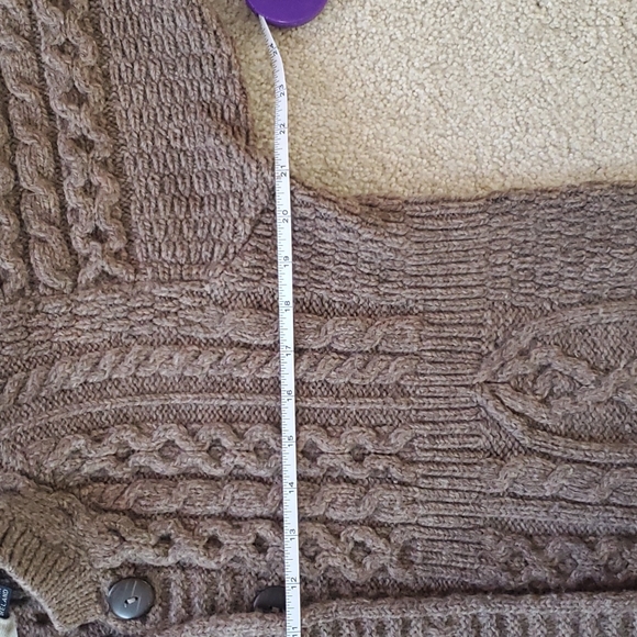 Ireland Wool Fisherman Cardigan - Picture 6 of 9